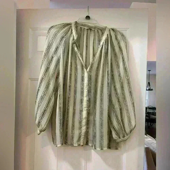 Lucky Brand Sheer Blouse - Picture 1 of 3